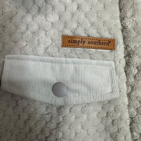 NWT Simply Southern Shacket Jacket Fuzzy Sherpa Gray Boho‎ Outdoors Size M - Picture 4 of 10